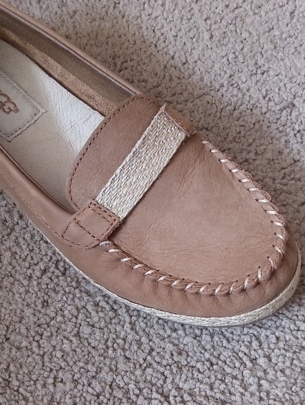 UGG Women's Suede Slip-On Moccasins - Picture 7 of 16